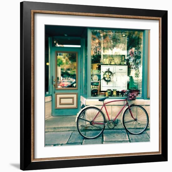 Sunday Morning Bike-Sue Schlabach-Framed Art Print