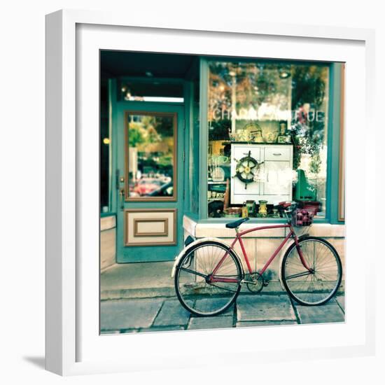 Sunday Morning Bike-Sue Schlabach-Framed Art Print