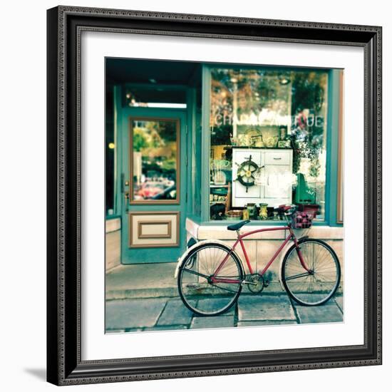 Sunday Morning Bike-Sue Schlabach-Framed Art Print