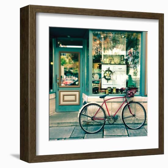Sunday Morning Bike-Sue Schlabach-Framed Art Print