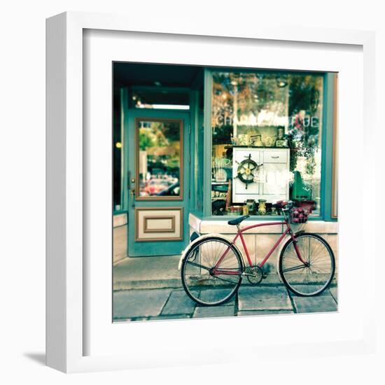 Sunday Morning Bike-Sue Schlabach-Framed Art Print