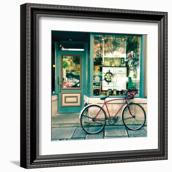 Sunday Morning Bike-Sue Schlabach-Framed Art Print