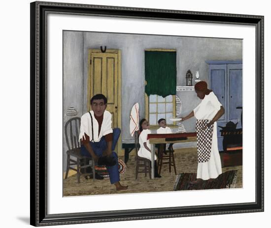 Sunday Morning Breakfast-Horace Pippin-Framed Art Print