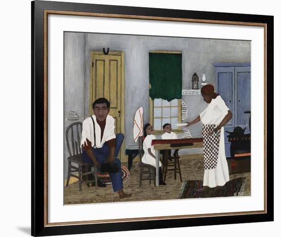 Sunday Morning Breakfast-Horace Pippin-Framed Art Print