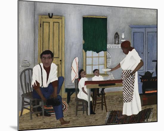 Sunday Morning Breakfast-Horace Pippin-Mounted Art Print