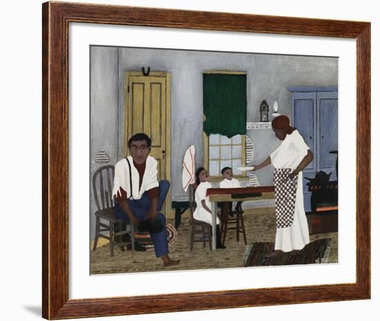 Sunday Morning Breakfast-Horace Pippin-Framed Art Print