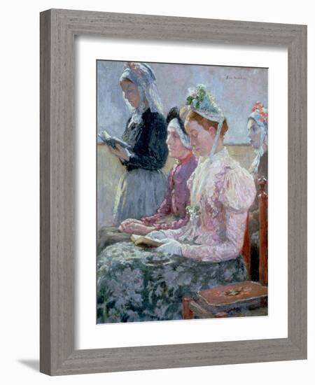 Sunday Morning, C1900-Gari Melchers-Framed Giclee Print