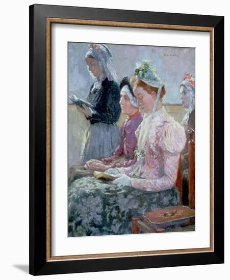 Sunday Morning, C1900-Gari Melchers-Framed Giclee Print