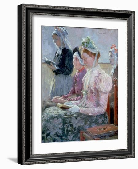 Sunday Morning, C1900-Gari Melchers-Framed Giclee Print