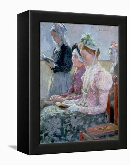 Sunday Morning, C1900-Gari Melchers-Framed Premier Image Canvas