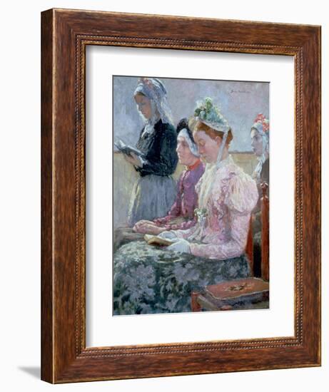 Sunday Morning, C1900-Gari Melchers-Framed Giclee Print