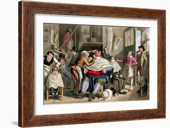 Sunday Morning Engraved by George Hunt-Theodore Lane-Framed Giclee Print