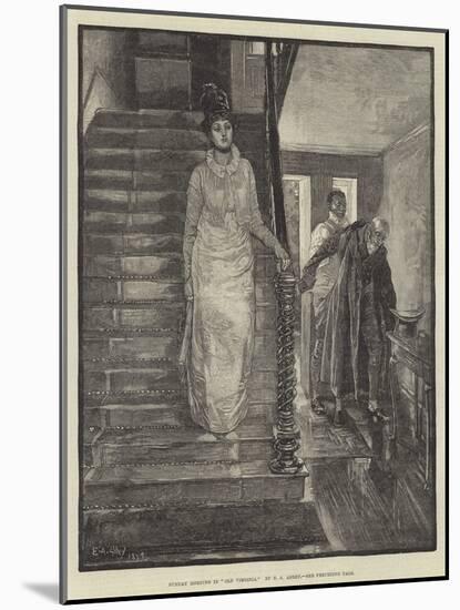 Sunday Morning in Old Virginia-Edwin Austin Abbey-Mounted Giclee Print