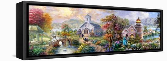 Sunday Morning in Spring-Nicky Boehme-Framed Premier Image Canvas