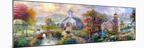 Sunday Morning in Spring-Nicky Boehme-Mounted Giclee Print