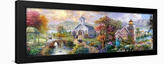 Sunday Morning in Spring-Nicky Boehme-Framed Giclee Print