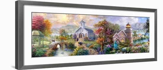 Sunday Morning in Spring-Nicky Boehme-Framed Giclee Print