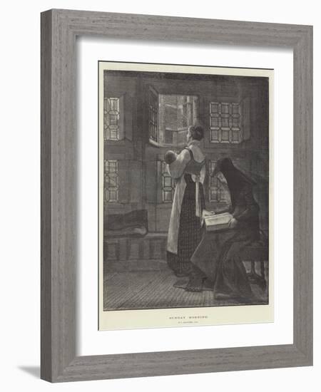 Sunday Morning-Sir Lawrence Alma-Tadema-Framed Giclee Print