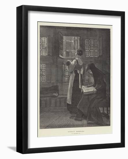 Sunday Morning-Sir Lawrence Alma-Tadema-Framed Giclee Print