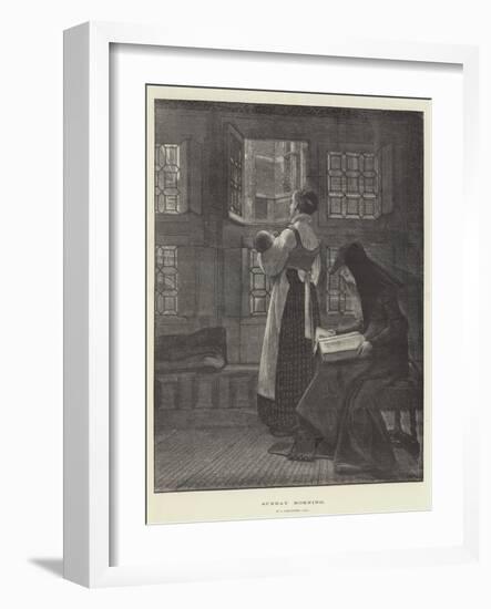 Sunday Morning-Sir Lawrence Alma-Tadema-Framed Giclee Print