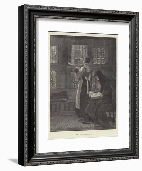 Sunday Morning-Sir Lawrence Alma-Tadema-Framed Giclee Print