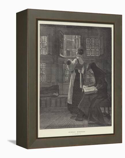 Sunday Morning-Sir Lawrence Alma-Tadema-Framed Premier Image Canvas