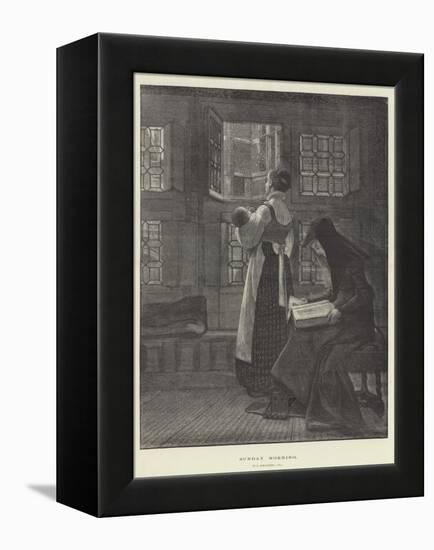 Sunday Morning-Sir Lawrence Alma-Tadema-Framed Premier Image Canvas