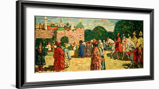 Sunday (Old Russian), 1904-Wassily Kandinsky-Framed Giclee Print