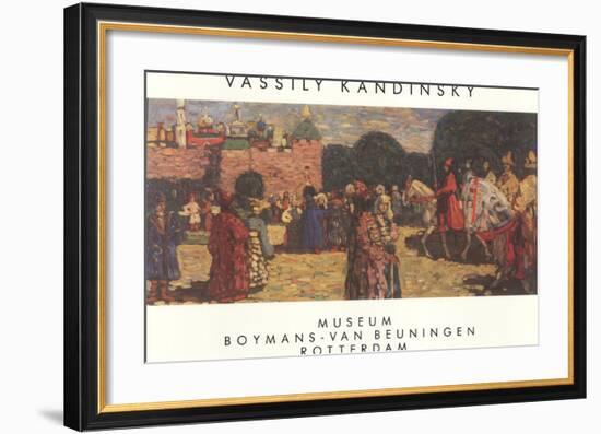 Sunday, Old Russian-Wassily Kandinsky-Framed Art Print