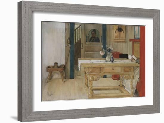 Sunday Rest-Carl Larsson-Framed Giclee Print