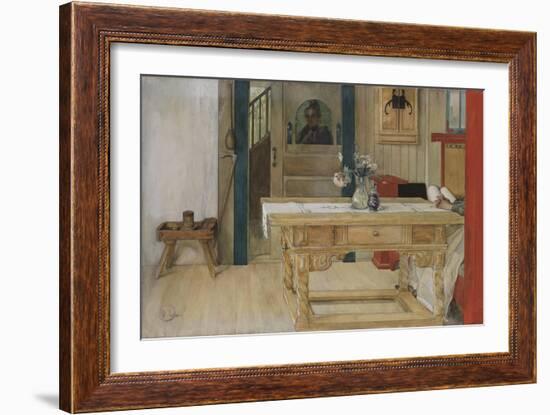 Sunday Rest-Carl Larsson-Framed Giclee Print