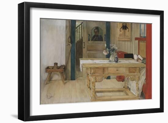 Sunday Rest-Carl Larsson-Framed Giclee Print