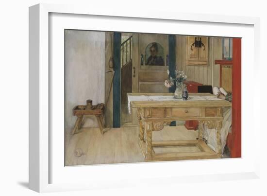 Sunday Rest-Carl Larsson-Framed Giclee Print