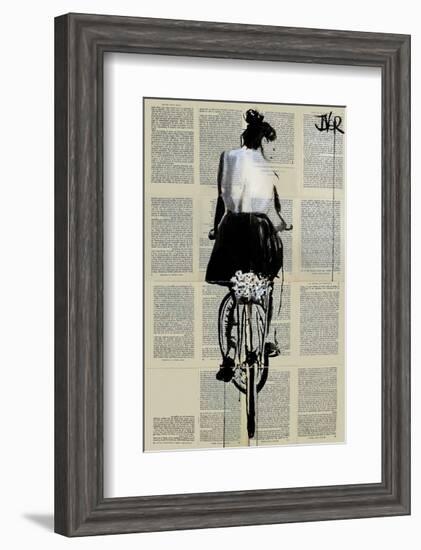 Sunday Ride-Loui Jover-Framed Art Print