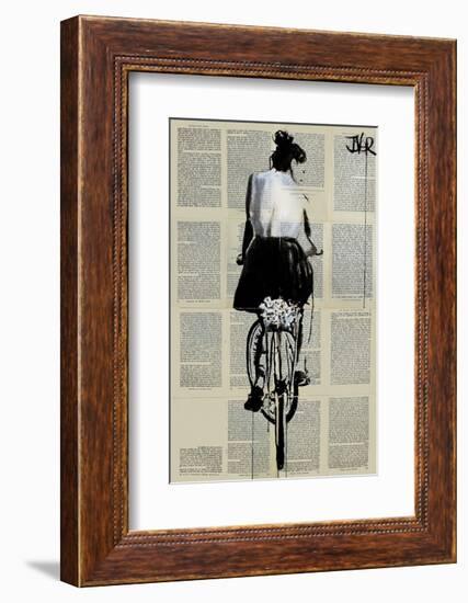 Sunday Ride-Loui Jover-Framed Art Print