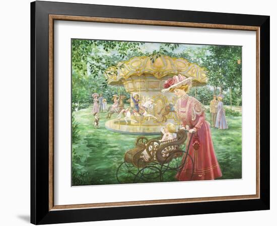 Sunday Rides-Lee Dubin-Framed Giclee Print