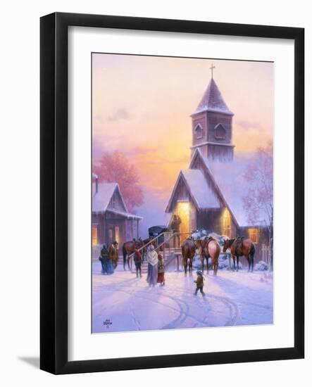 Sunday Service-Jack Sorenson-Framed Art Print