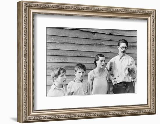 Sunday singing, 1936-Walker Evans-Framed Photographic Print