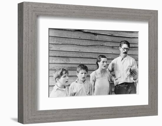 Sunday singing, 1936-Walker Evans-Framed Photographic Print