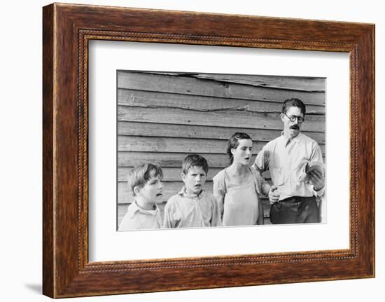 Sunday singing, 1936-Walker Evans-Framed Photographic Print