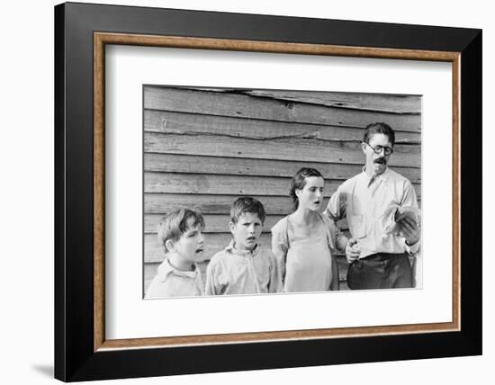 Sunday singing, 1936-Walker Evans-Framed Photographic Print