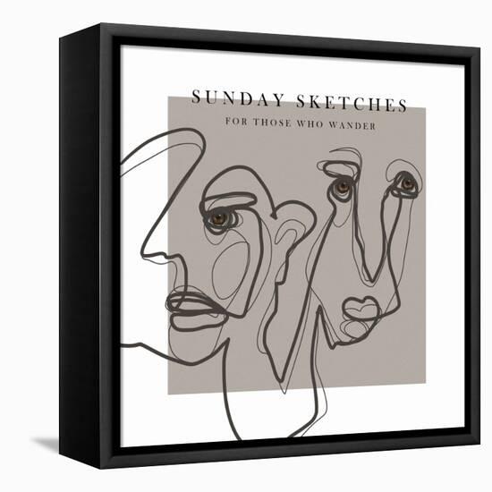 Sunday Sketches-Gabriella Roberg-Framed Premier Image Canvas