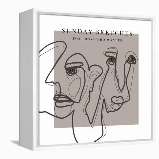 Sunday Sketches-Gabriella Roberg-Framed Premier Image Canvas