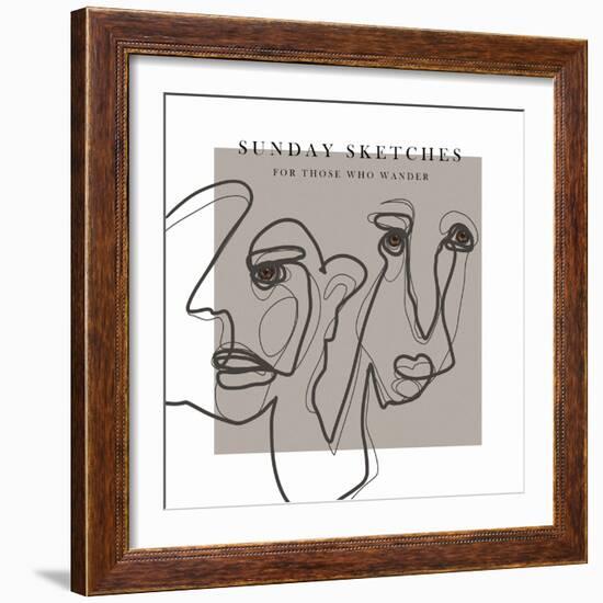 Sunday Sketches-Gabriella Roberg-Framed Giclee Print