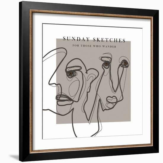 Sunday Sketches-Gabriella Roberg-Framed Giclee Print