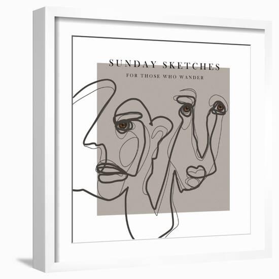 Sunday Sketches-Gabriella Roberg-Framed Giclee Print