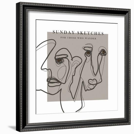 Sunday Sketches-Gabriella Roberg-Framed Giclee Print