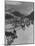 Sunday Sleigh-Rides in Snow-Covered Winter-Resort Village St. Moritz-Alfred Eisenstaedt-Mounted Photographic Print