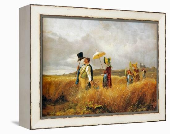 Sunday Stroll-Carl Spitzweg-Framed Premier Image Canvas