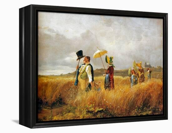 Sunday Stroll-Carl Spitzweg-Framed Premier Image Canvas